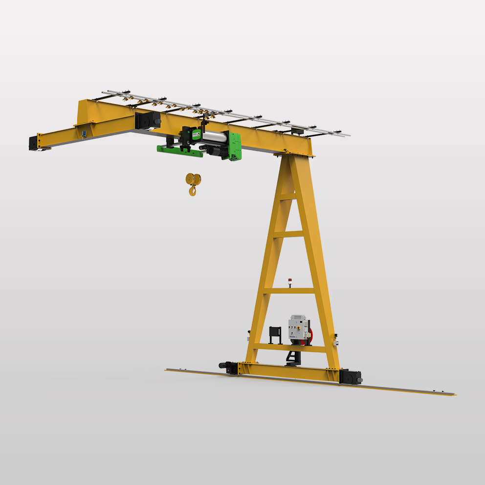 Single Girder Semi Gantry (Semi Goliath Cranes)